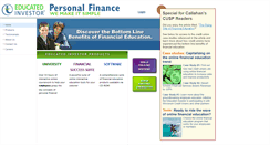 Desktop Screenshot of catholicfinanciallife.educatedinvestor.com